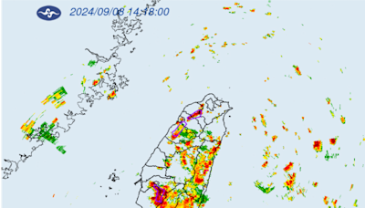 19縣市大雨特報！氣象署：6縣市大雷雨持續一小時