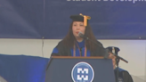 U.S. Sen. Tammy Duckworth speaks at Harper College graduation