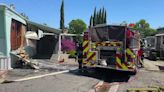 Structure fire in Woodlake neighborhood leaves two animals dead