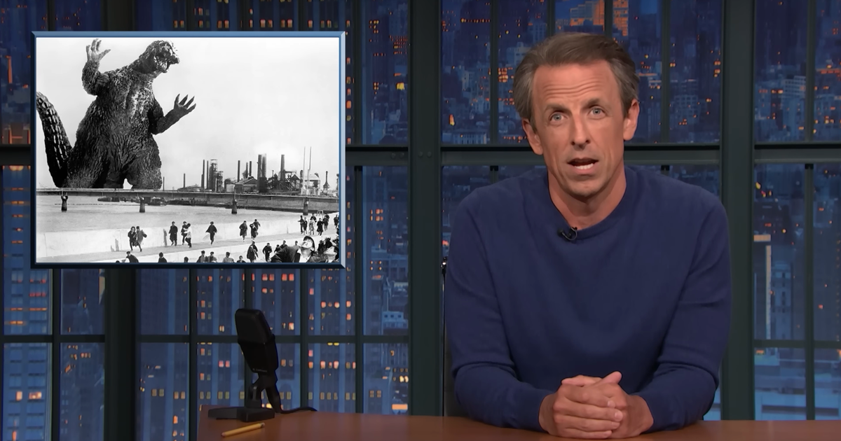 Please Watch Seth Meyers Discuss Mothra as Donald Trump