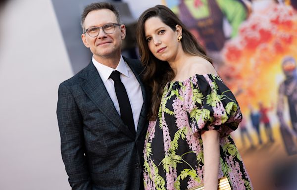 Christian Slater Reveals He Is Expecting Baby No. 2 With Wife Brittany Lopez at Red Carpet Premiere