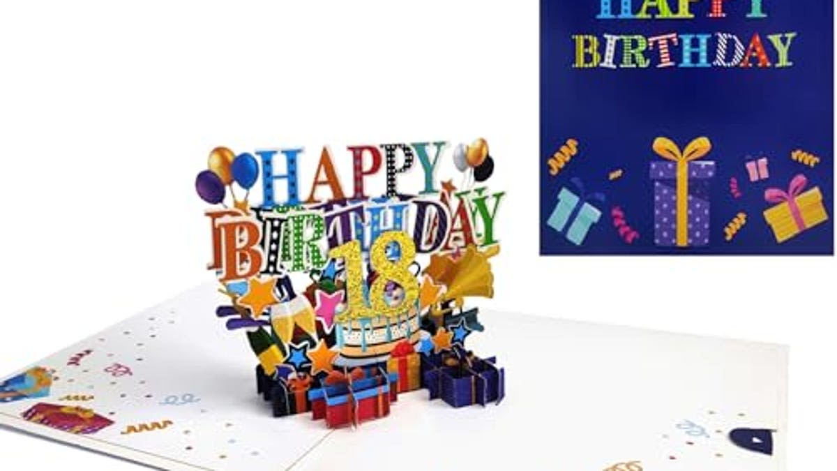 SUUYOO Pop Up Birthday Gift Card, Now 50% Off