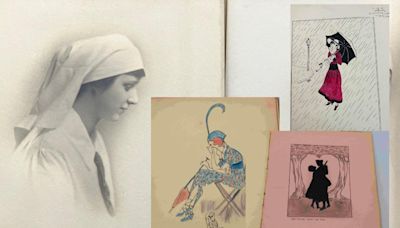 Glasgow nurse's 107-year-old album reveals WWI soldiers used art to cope with PTSD