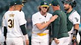Joey Estes takes perfect game into 7th, Oakland A's beat Mariners 2-1