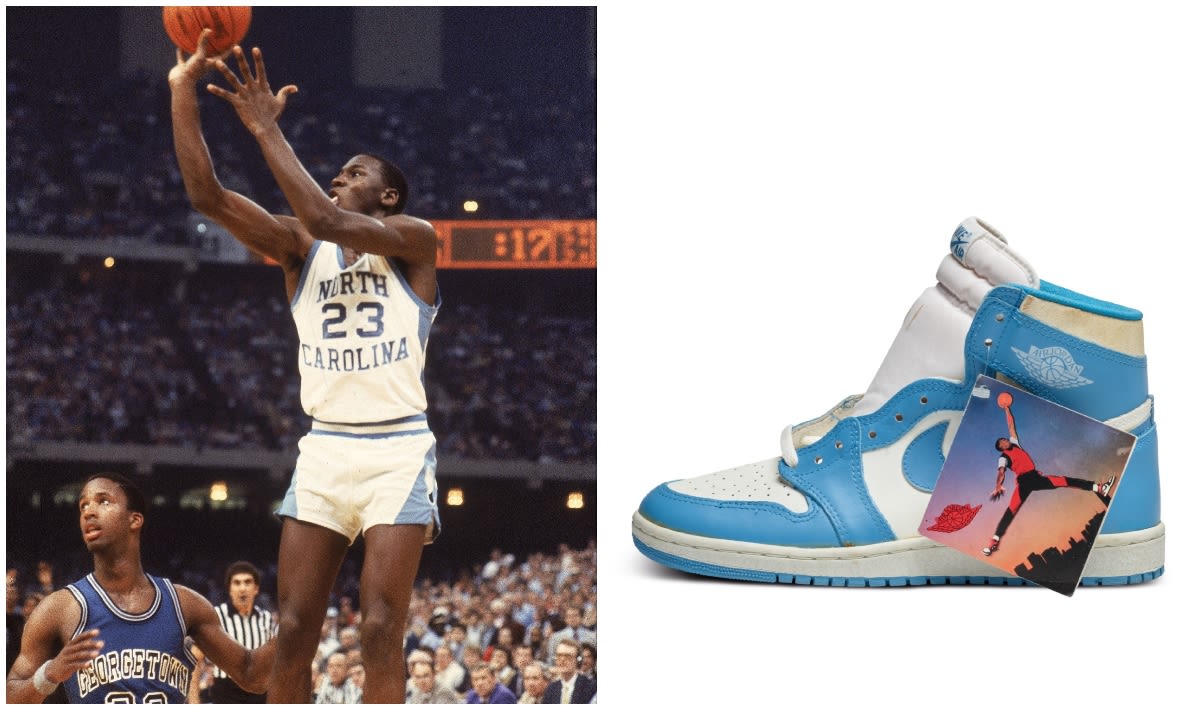 Michael Jordan’s Original North Carolina-Inspired Air Jordan 1 Is Coming Back With a Vintage Edge