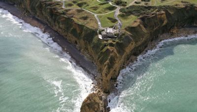 The dramatic story of Pointe du Hoc, the backdrop to Biden's D-Day anniversary speech