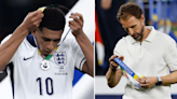England players immediately remove runners-up medals after Euro 2024 final loss