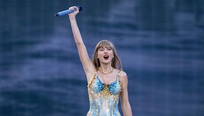 Taylor Swift greets fans at Cardiff gig in Welsh