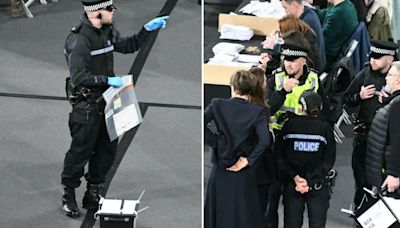 Police swoop on Glasgow count and remove ballot papers over 'fraud' concerns