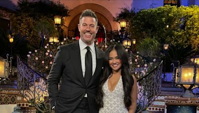 The Bachelorette’s Jenn Tran Stuns in Plunging Beaded Dress for Night 1 of Filming