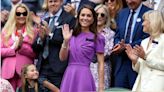 La princesa Catalina, ovacionada en Wimbledon en su segundo acto desde marzo