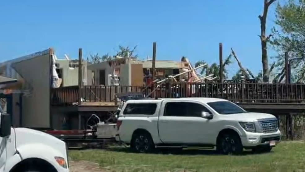 Around 100 homes damaged in storm that hit Lake McConaughy