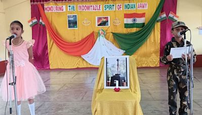 Mangaluru: Lady Hill English Higher Primary School celebrates Kargil Vijay Diwas