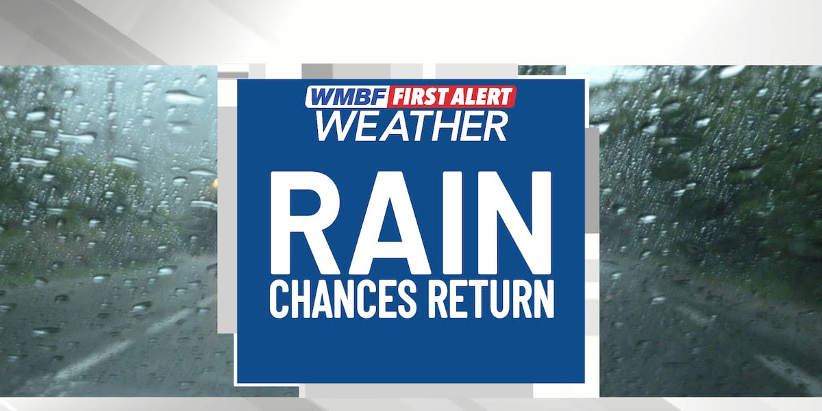 FIRST ALERT: Sunny Monday, storm chances return Tuesday