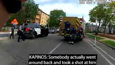 Body camera video captures frantic moments, intense gunfire after fatal shooting of Minneapolis cop