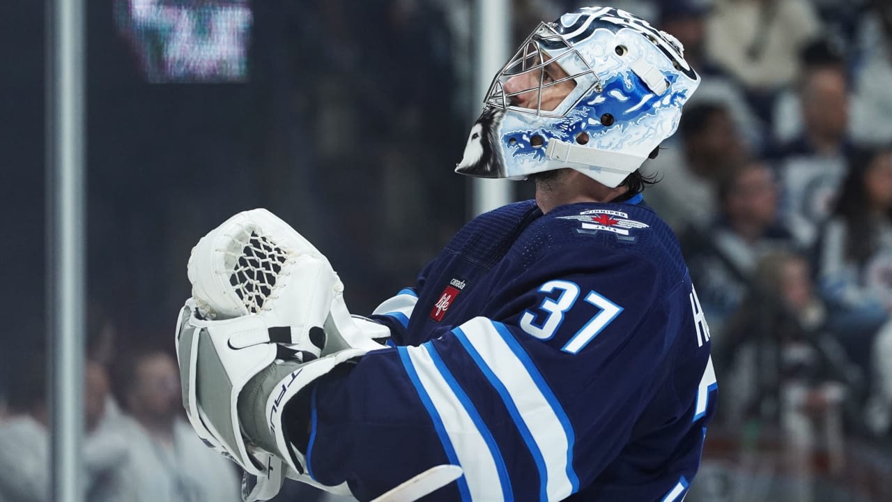 'Heartbroken' Hellebuyck describes emotional playoffs | Winnipeg Jets