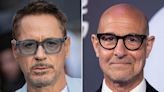 Robert Downey Jr. has nothing but compliments (and kisses) for chef Stanley Tucci