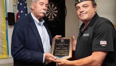 Legion post honors its past commander