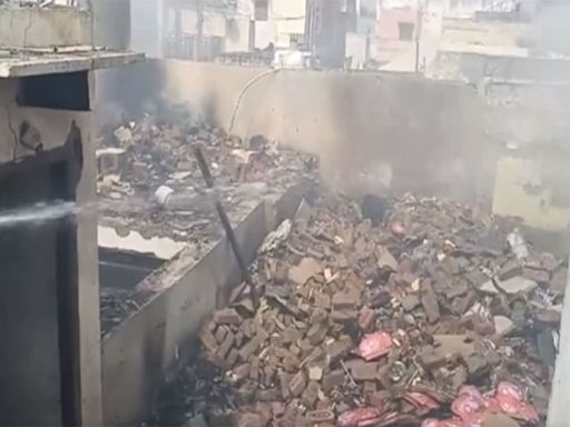 Watch: Massive blast leaves 2 women, child dead at 'illegal' firecracker factory in Haryana's Sonipat; owner on the run