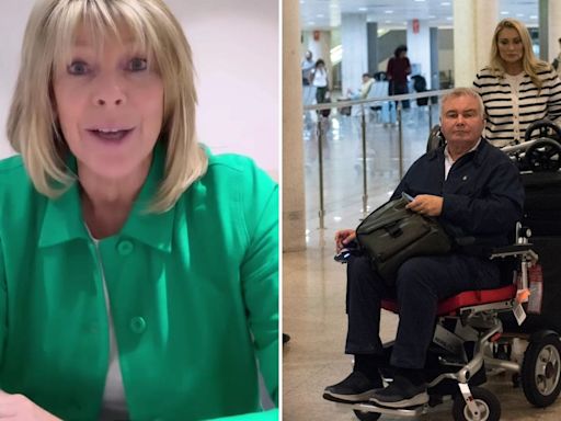 Ruth Langsford STILL wearing her ring while Eamonn is in Spain with girlfriend