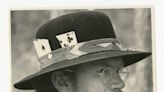 From the Darkroom: A couple of cards in a hat brim at a black powder shooting competition