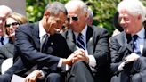 Joe Biden espera recaudar 25 millones de dólares para su campaña durante un acto en Nueva York junto a Barack Obama y Bill Clinton