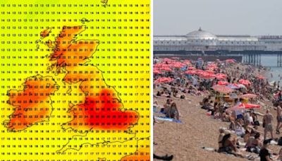 UK hot weather maps turn bright red as 27C Iberian blast to hit Britain in days