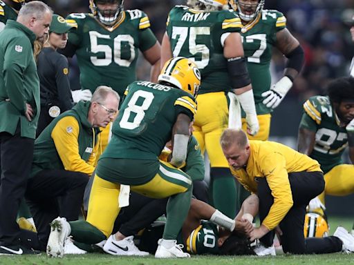 Jordan Love injured in final minute of Packers' 34-29 loss to Eagles in Brazil. Here's what we know