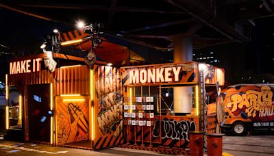「3隻猴子」信義區周末開趴 最強排隊名店聯名美食炸場