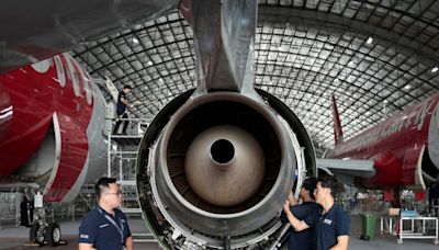 Aircraft engine maintenance times at historic high, Bain says