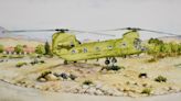 Nevada Army Guard Chinook helicopter display being added to Mustang 22 Memorial