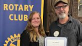 Ben Eshbach, creator of Tehachapi Now on YouTube, speaks at Rotary