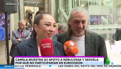 Camela defiende a Nebulossa y a 'Zorra' para Eurovisión: "Sé que hay compañeros que están molestos, pero a mí me encantan"