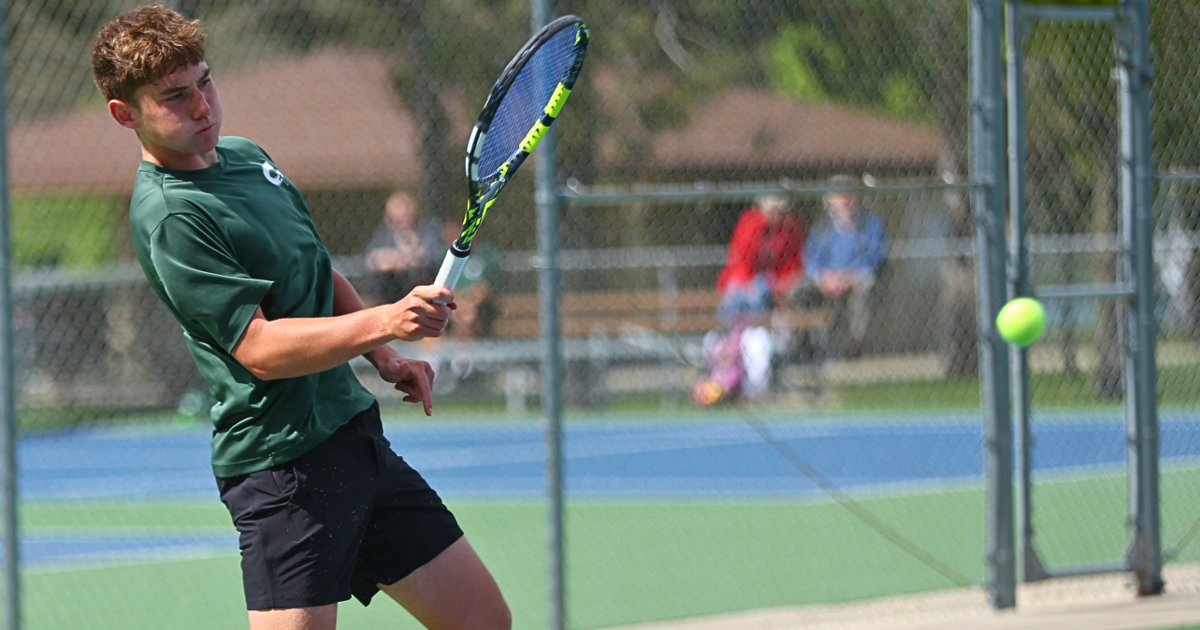 High School Boys Tennis: Columbus freshman gaining confidence as Sailors’ top player
