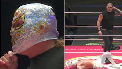 VIDEO: Chris Jericho, exfigura de la WWE se presenta en la Arena México para golpear a Místico | El Universal
