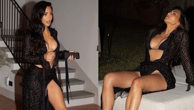Sexy! Kim Kardashian Slips into Very Racy Bikini, Flaunts Her Bombshell Body, Hot Pics Go Viral - News18
