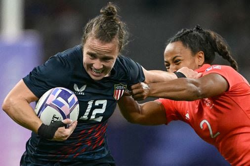 Franklin’s Kristi Kirshe and Vermont’s Ilona Maher provide scoring as US women’s rugby team makes history - The Boston Globe