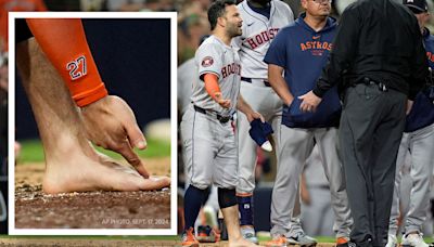 Jose Altuve's barefoot ejection creates latest wild moment in 'Stros history