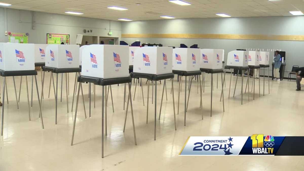 Early voting slow across Maryland for 2024 primary election