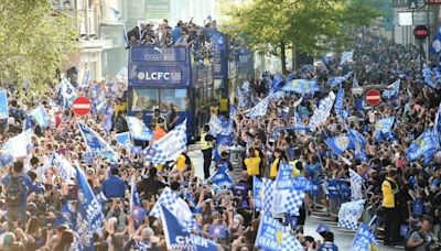 Leicester City announces promotion open top bus parade details