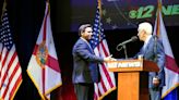 DeSantis dodges on whether he'd serve out full time as governor but zings Biden and Crist as 'worn-out old donkey' in the process