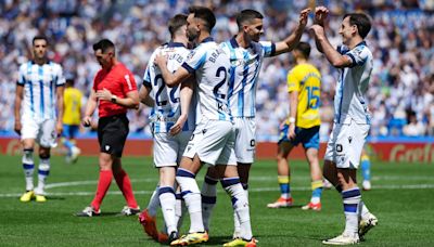 ¡Becker se aferra a la Europa League! Resumen en vídeo del Real Sociedad 2-0 Las Palmas , LaLiga 2023-24: goles y polémicas del partido | Goal.com Colombia