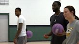 VCU basketball players team up with Roanoke special education students for mini-Olympics