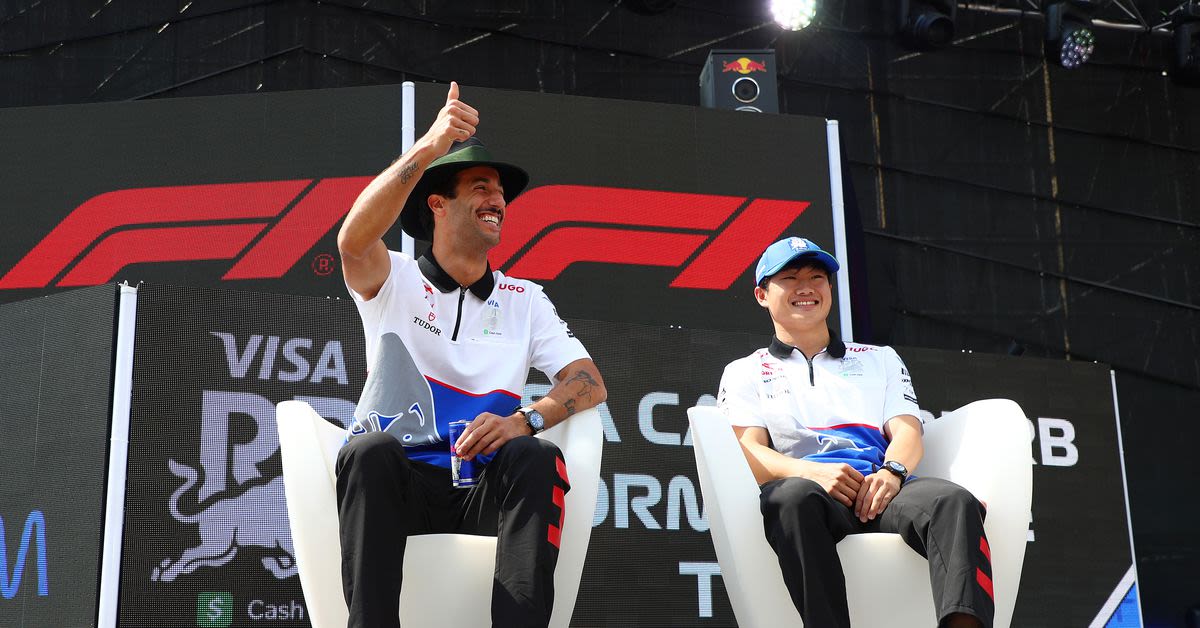 Daniel Ricciardo and Yuki Tsunoda relishing the upcoming fight at the British Grand Prix