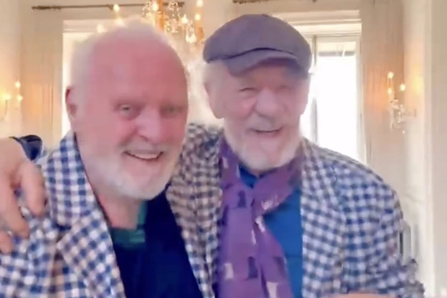 Anthony Hopkins Dances with Ian McKellen, Hails His 'Unbreakable Spirit' Following Stage Fall: 'Love This Man'