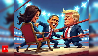 Bad news for Trump? Kamala Harris to get Obama boost in last 27 days of campaign | World News - Times of India