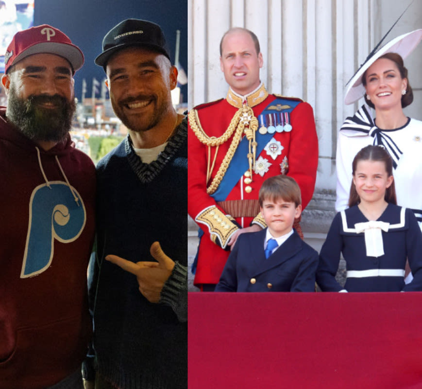 Travis and Jason Kelce Applaud Prince William and Kate Middleton's 'Good Parent Move' After Meeting Princess Charlotte