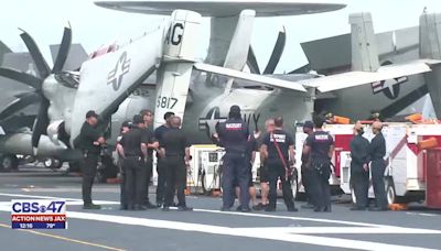 USS George Washington visits Jacksonville ahead of South America deployment