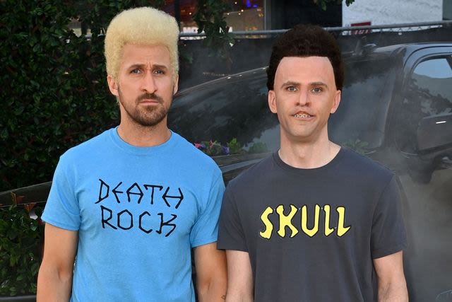 Heh heh! Ryan Gosling and Mikey Day return as “SNL ”Beavis and Butt-Head characters at“ The Fall Guy ”premiere