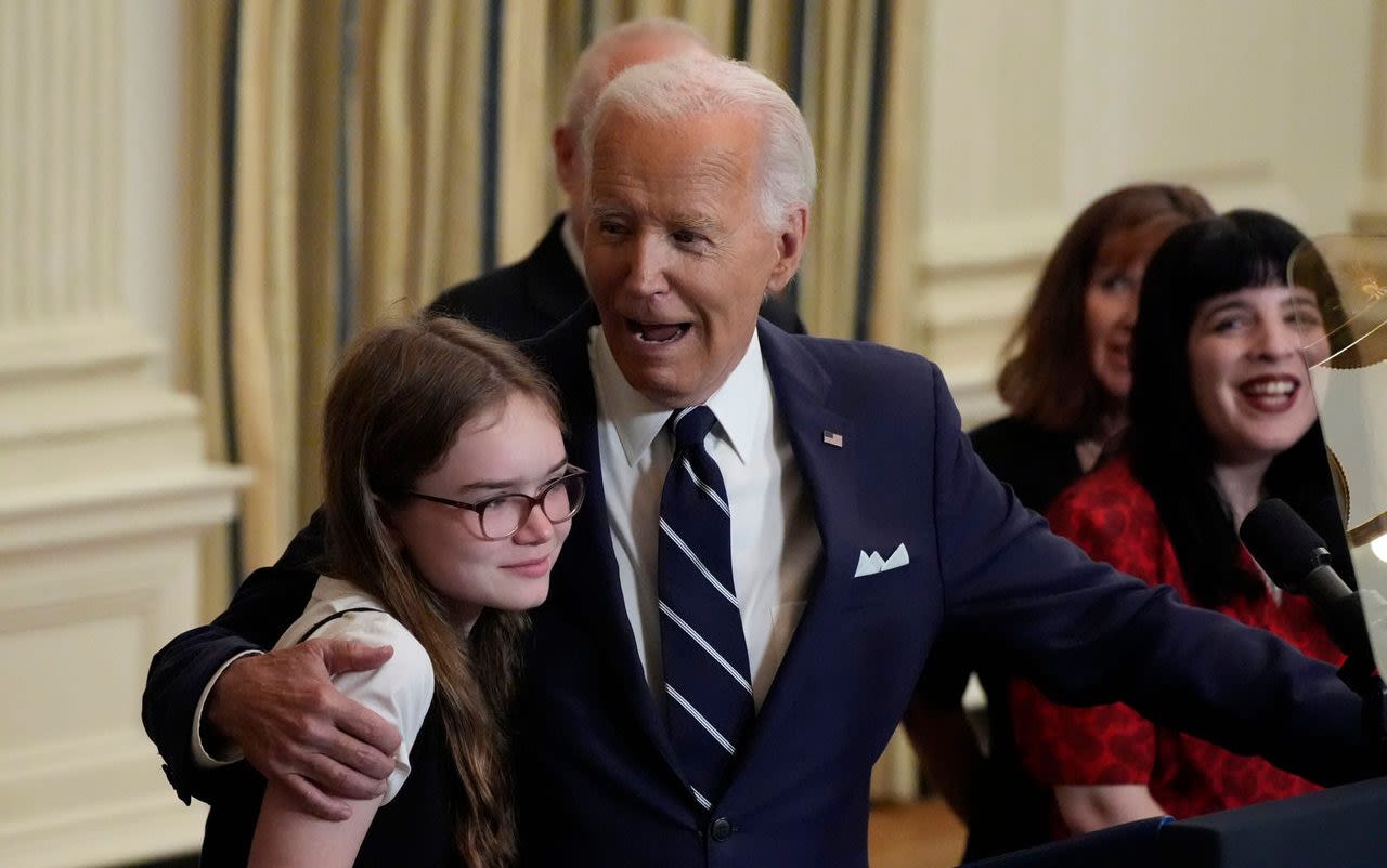 Biden tells freed prisoner’s 12-year-old daughter: ‘No serious guys until you’re 30’